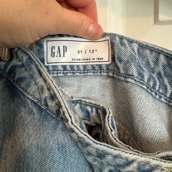 NWT Gap Denim Wrap Mini Skort - Picture 3 of 7